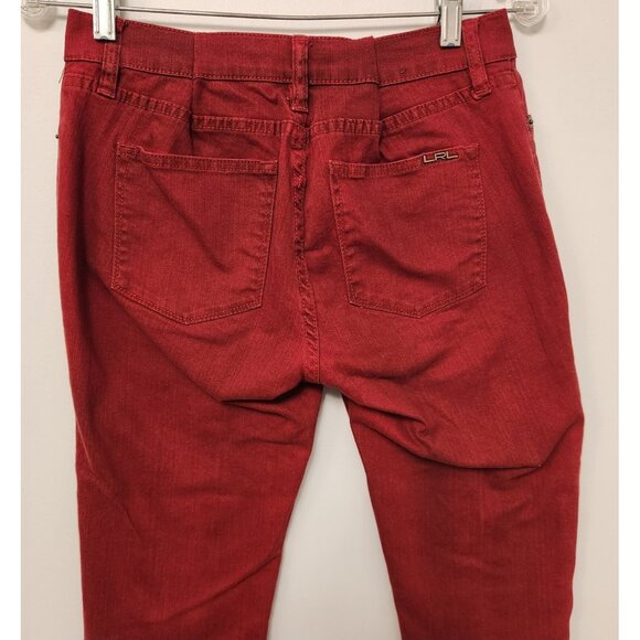 Womens‎ Lauren Jeans Co Lauren Ralph Lauren LRL Red Jeans Size 4P See Desc. EUC - Picture 4 of 16